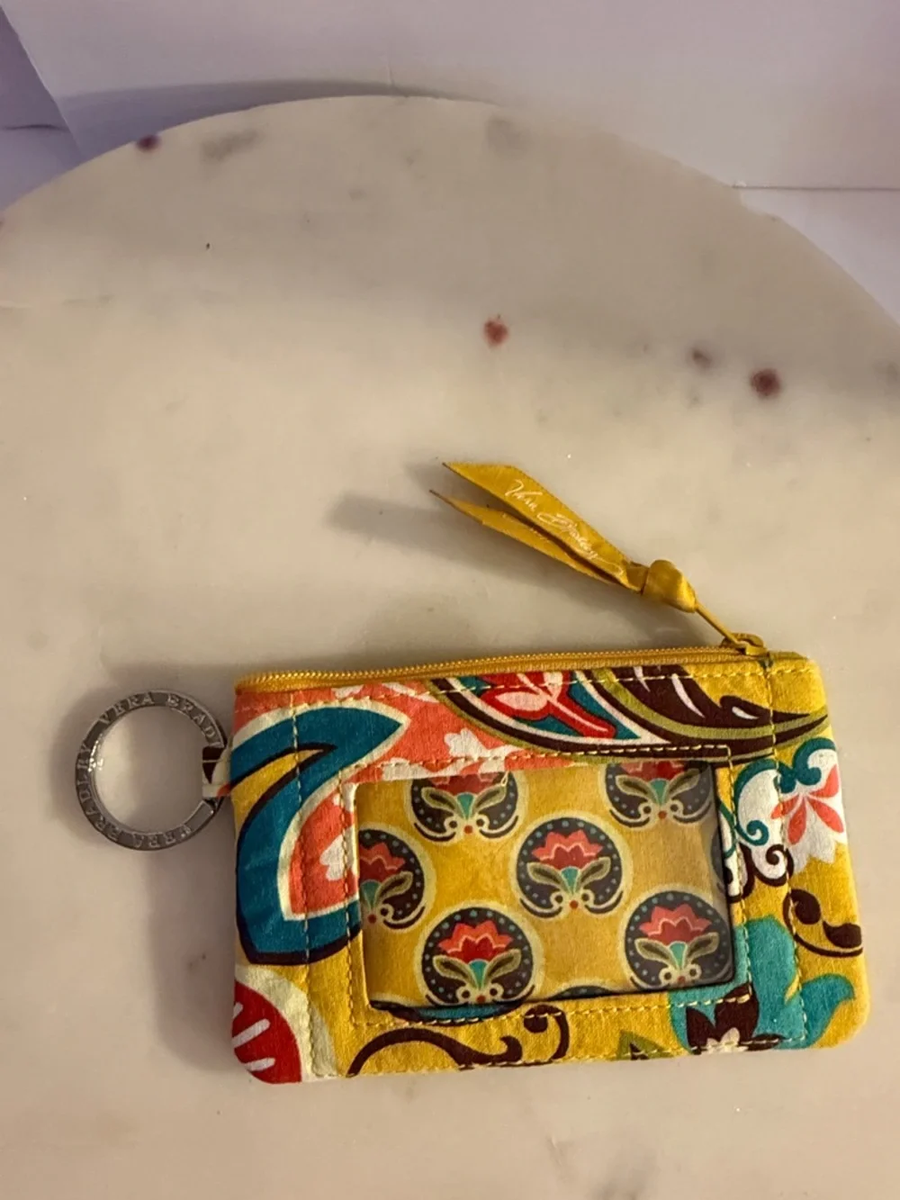 Vera Bradley Yellow wallet, wristlet - Picture 4 of 13